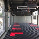 Podlahová dlaždice Mosolut Aero - červená